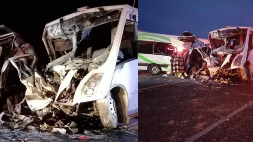 Sonora: Van 16 muertos tras brutal accidente entre mineros y turistas en carretera Caborca-Sonoyta