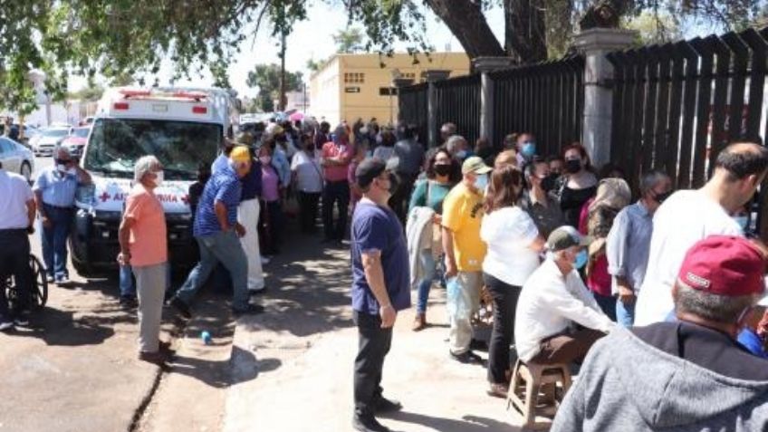 Nuevamente en desorden se reanuda vacunación contra el Covid-19 en Cajeme