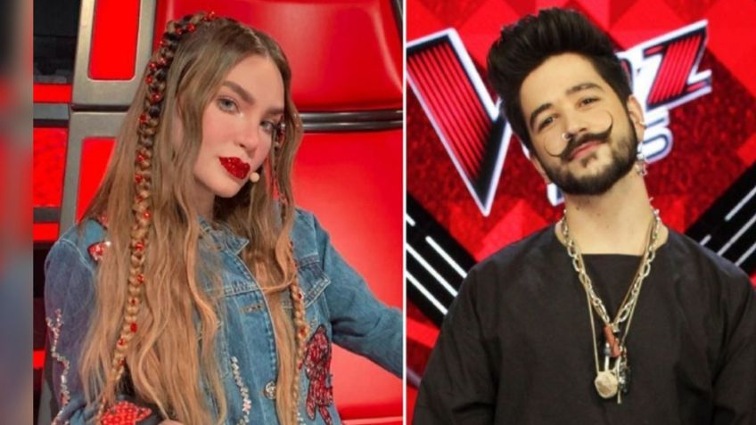 Belinda aparece muy juntita a Camilo en 'La Voz' y Christian Nodal los cacha, así reaccionó