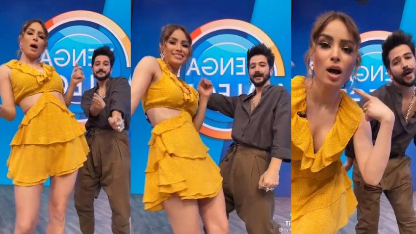 Cynthia Rodríguez se luce en baile con Camilo desde TV Azteca y le advierten: "Te va chin... Evaluna"