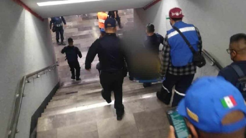 ¡Lamentable! 'Abuelito' muere mientras viajaba en el metro por posible paro cardiaco
