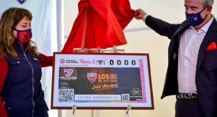 ¡Entérate! Atlante celebra sus 105 años con billete conmemorativo de la Lotería Nacional