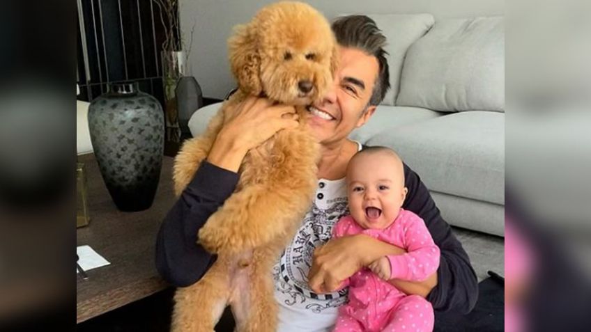 ¿Igualita al papá? Así luce Emily, la hermosa hija de Adrián Uribe a su casi medio año de vida