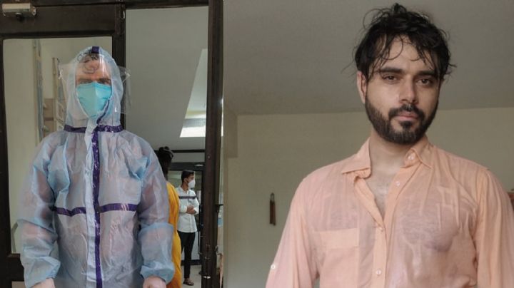 Exhausto: Doctor de la India se vuelve viral al enviar un conmovedor mensaje al mundo