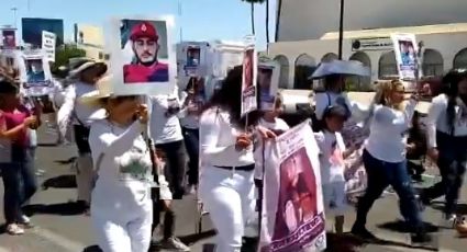 "Hijo escucha, tu madre está en la lucha": Así marcharon las Buscadoras de Sonora en Hermosillo