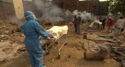 FUERTES IMÁGENES: Trabajadores de los crematorios exigen recibir la vacuna de Covid-19