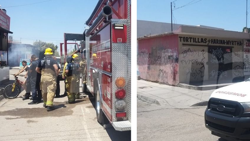 Explosión en tortillería de Ciudad Obregón deja a mujer herida; culpan a la gasera SoniGas