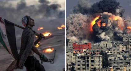 VIDEO: Este es el momento en el que colapsa un edificio de 12 pisos bombardeado por Israel