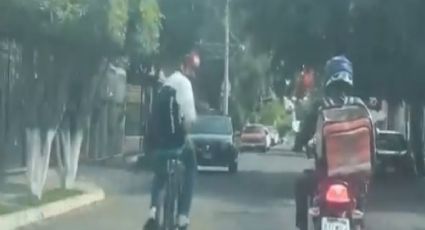 VIDEO: Atropellan a ciclista segundos después de robar un celular en Jalisco
