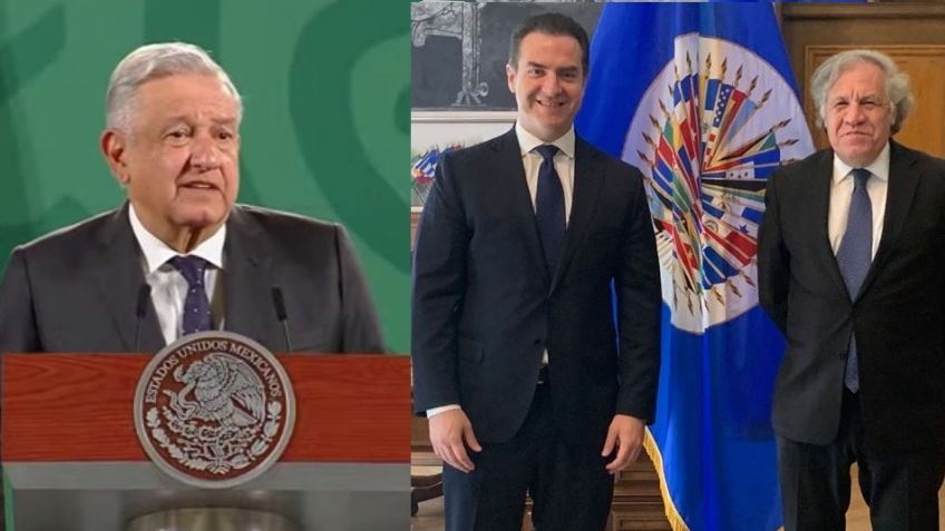 Tras declaraciones de AMLO, Adrián de la Garza "lucha por la democracia"; acude a OEA