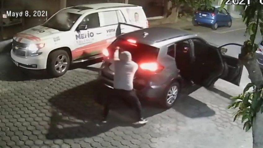 FUERTE VIDEO: ¡A sangre fría! Sicarios emboscan y rafaguean a candidato; se salva de morir