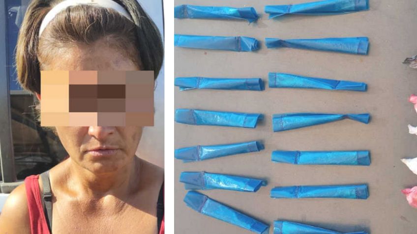Atrapan a presunta 'tiradora' en Hermosillo; le descubren 19 envoltorios de metanfetamina