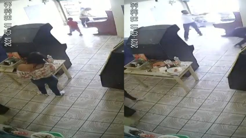 FUERTE VIDEO: Entre llantos y gritos, rafaguean y matan de 10 tiros a pareja frente a su hijo