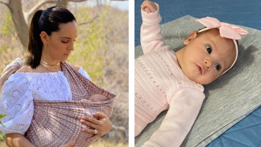 "Igualita a la mamá": Tania Rincón presume foto de su bebé en Instagram y 'derrite' a todo Televisa