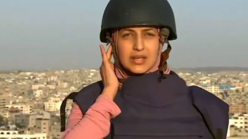 VIDEO: Cohete israelí asusta a periodista que grababa en directo; derrumbó un edificio