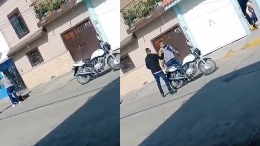 FUERTE VIDEO: A plena luz del día, matan a tiros a joven de 18 años y dejan 'narcomensaje'