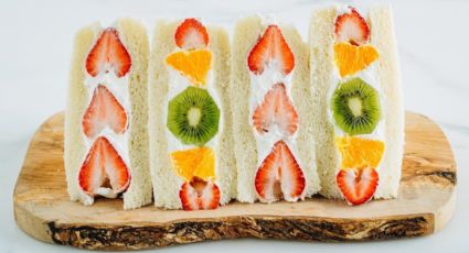 Reinventa el sabor del sándwich con esta fabulosa versión japonesa de frutas