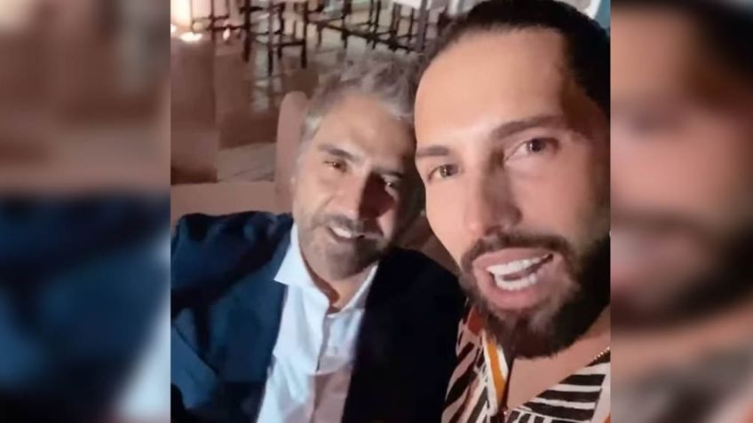 Poncho De Nigris se coló a la boda de Alex Fernández; VIDEO con 'El Potrillo' lo demuestra