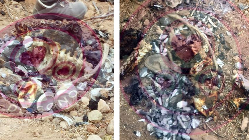 Terrible hallazgo en Sonora: Descubren cadáver totalmente calcinado en predio baldío