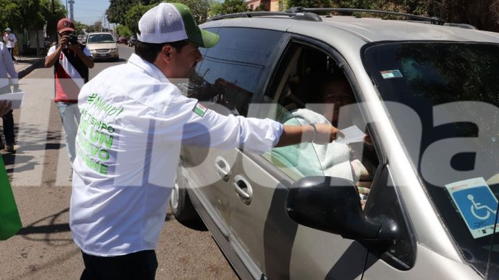 Cajeme: Tras pausa por el asesinato de Abel Murrieta, Fidel Covarrubias reanuda campaña electoral