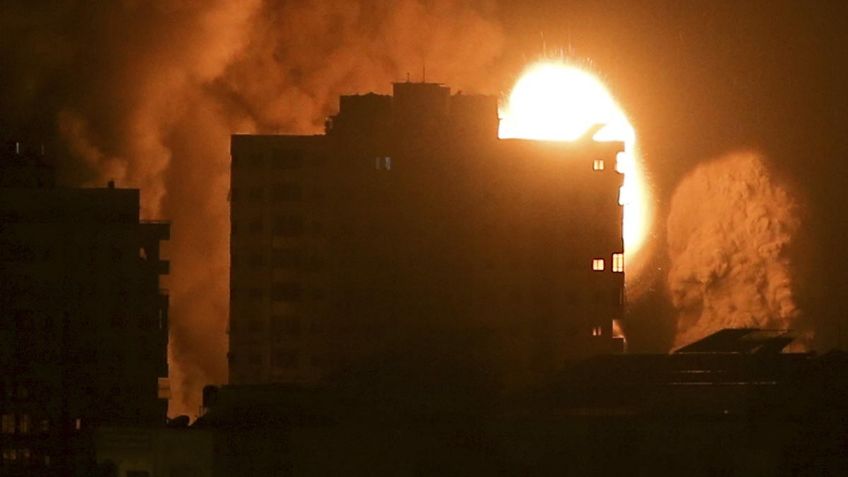 VIDEO: Israel ataca guarida de Hamás en la Franja de Gaza; así fue el impactante derrumbe