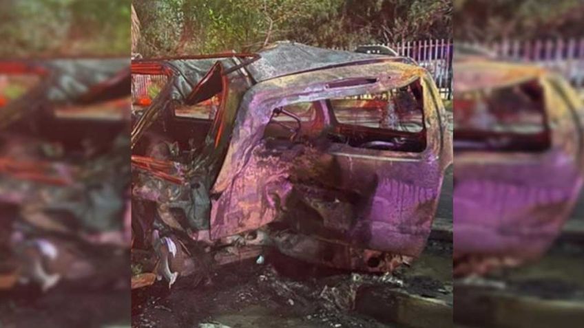 Muere hombre calcinado frente a su familia; los embistió una mujer en estado de ebriedad