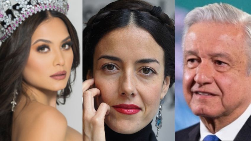 Cecilia Suárez tunde a AMLO por festejar triunfo de Andrea Meza en Miss Universo y la destrozan