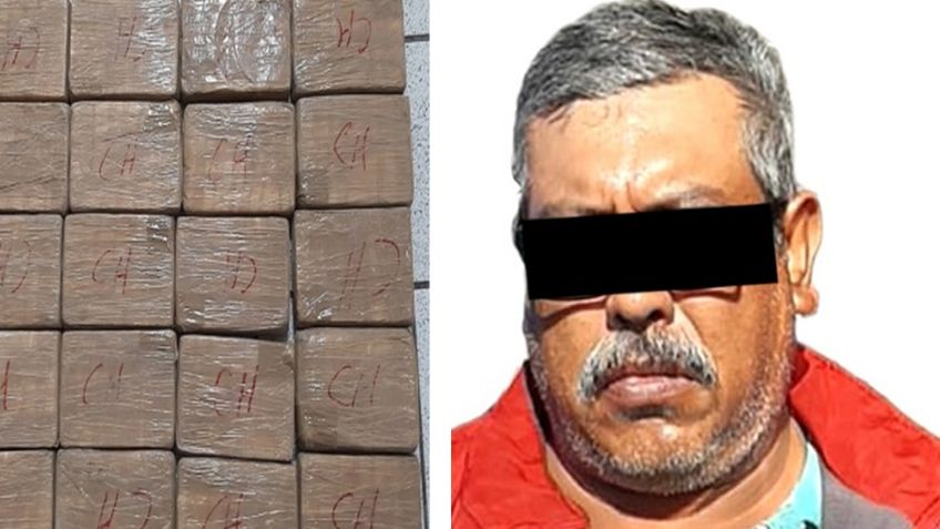 Arrestan a trailero en carretera de Sonora; llevaba 50 kilos de cocaína y 20 kilos de fentanilo