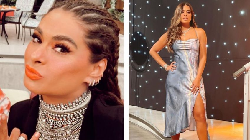¡Señora! Galilea Montijo luce tremendas piernas en 'Hoy' con coqueto vestido y paraliza Televisa