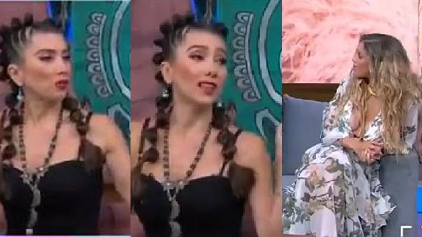 VIDEO: Captan fuerte pelea de Bella de la Vega y Natalia Alcocer en pleno foro de TV Azteca