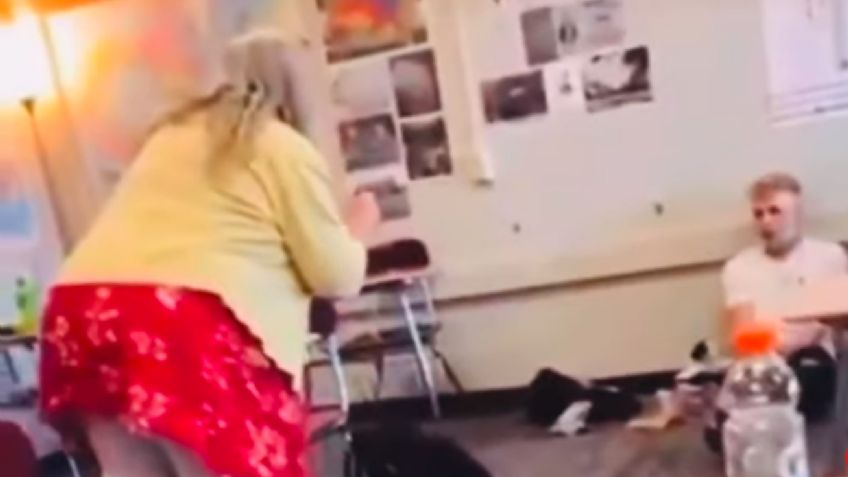 Maestra explota contra alumno sin cubrebocas: "¡No me importa si estás vacunado, idiota!"