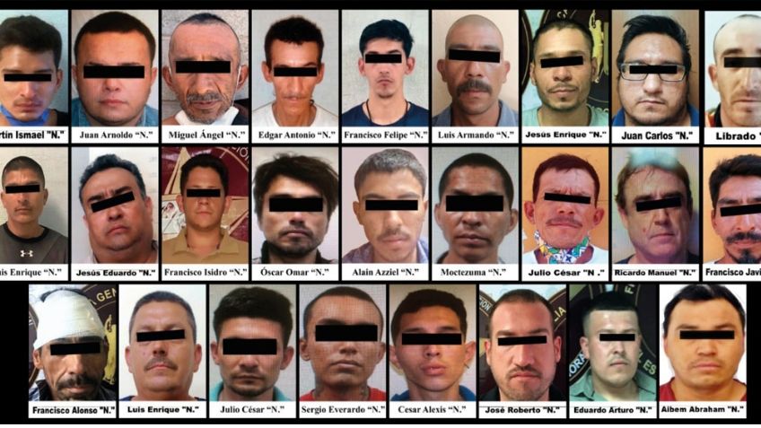 En menos de una semana, AMIC aprehende a 26 presuntos delincuentes de Caborca, Cajeme, Hermosillo