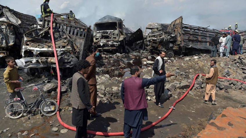 Incendio de vehículos en Afganistán deja saldo de 7 muertos y 14 lesionados