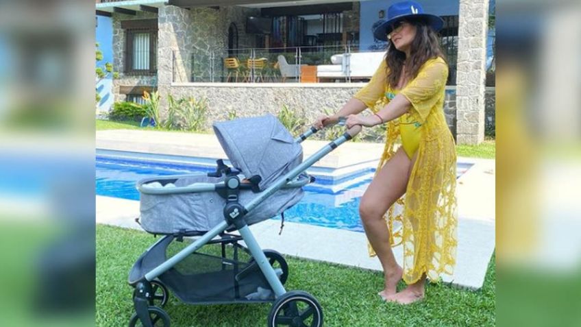 A medio año de dar a luz, conductora de Televisa presume figura de infarto desde la playa