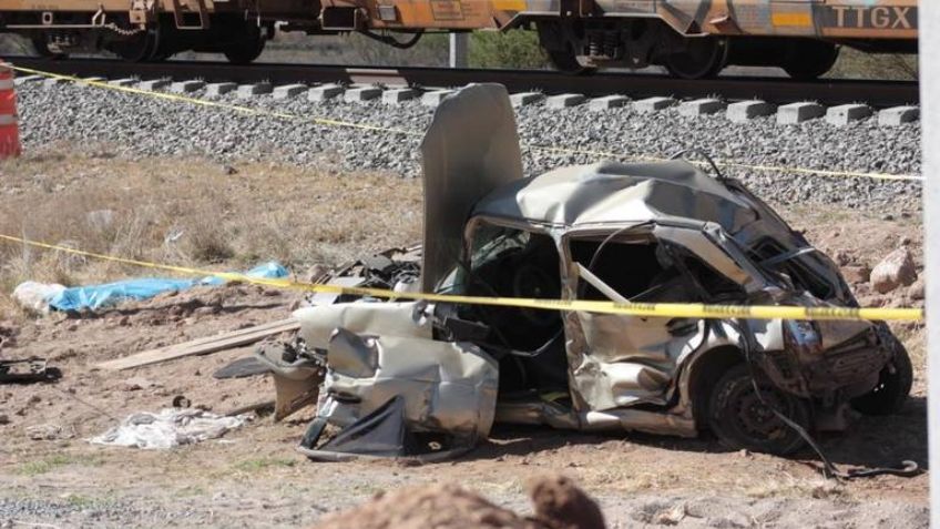 Hombre pierde la vida tras intentar ganarle el paso al tren en Tamaulipas
