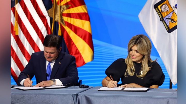 Relación Sonora-Arizona hace historia en EU y México, según Claudia Pavlovich y Doug Ducey