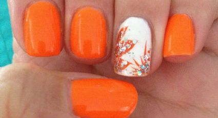 Moda juvenil: Opta por fantásticos diseños de uñas en naranja; será el color del verano 2021