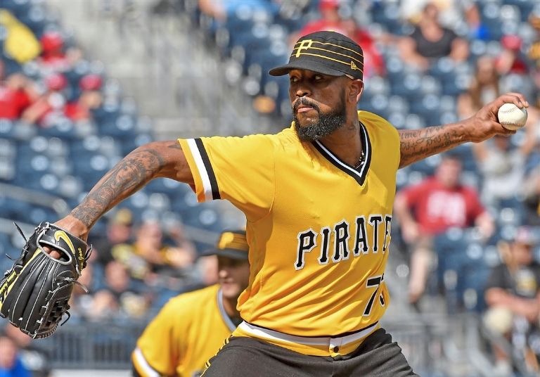 El expitcher de los Piratas de Pittsburgh, Felipe Vázquez