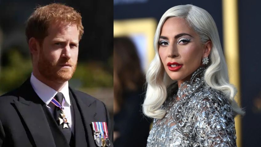 Lady Gaga se sincera con el Príncipe Harry; revela embarazo adolescente y brutal ataque