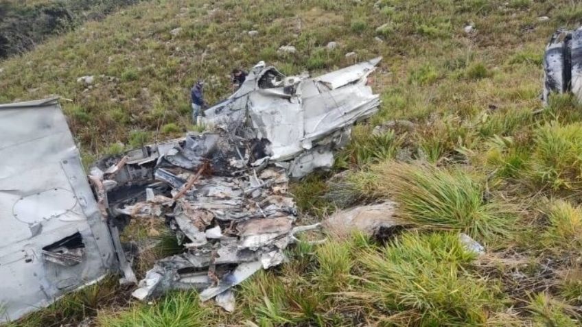 Fatal accidente aéreo: Se desploma avioneta y mueren 2 tripulantes; era un vuelo ilegal
