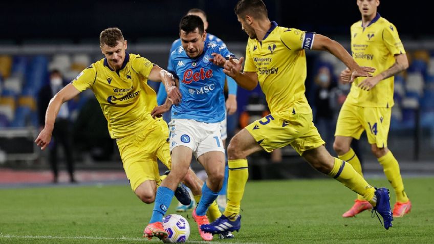 Napoli no consigue el triunfo ante el Hellas Verona y se queda sin Champions League