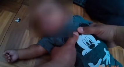 VIDEO: Policías latinos le salvan la vida a un bebé de 3 meses que no podía respirar