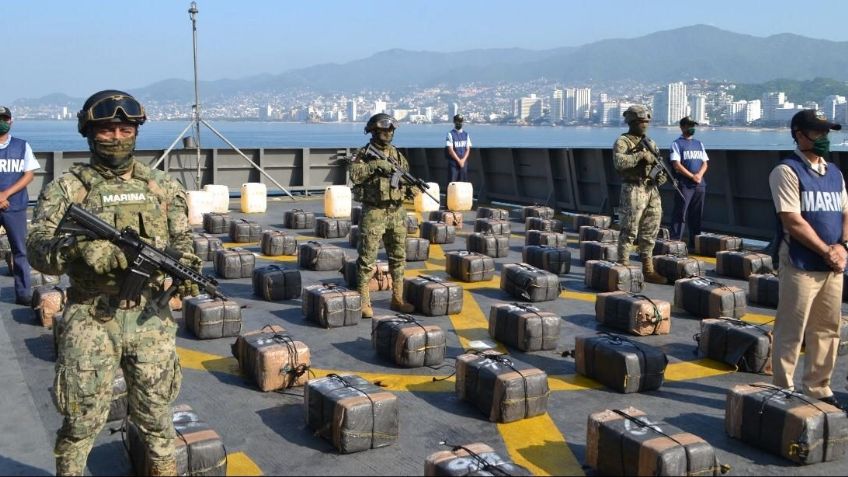 Registran decomiso de más de 700 kilos de cocaína y metanfetaminas solo en Sonora y Michoacán