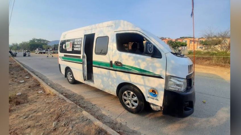 Chofer del transporte público es ultimado a tiros en pleno viaje; fue baleado en el tórax