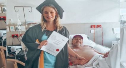 Kassidy "adelanta" su graduación para cumplir el último deseo de su papá enfermo de cáncer