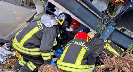 La última FOTO antes del accidente que mató a 14 personas en Italia; sale el único sobreviviente