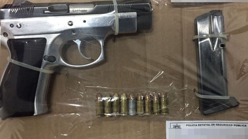 Cajeme: PESP aprehende a menor de edad con un arma de fuego en su posesión