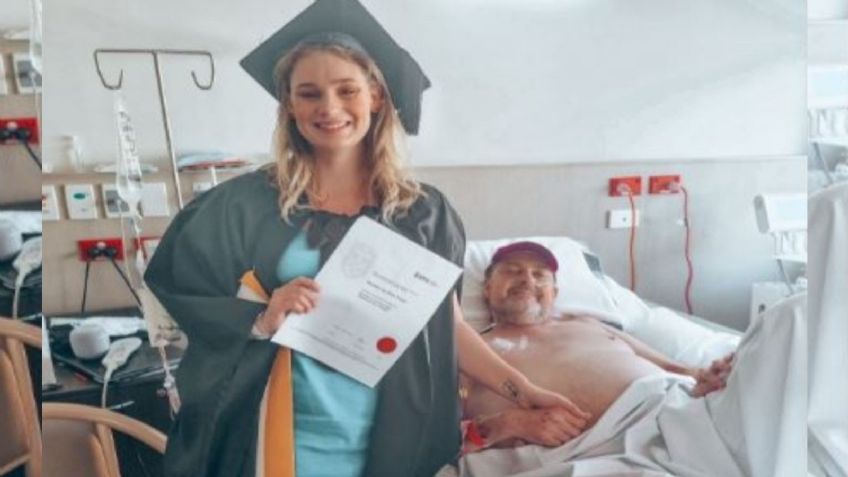 Kassidy "adelanta" su graduación para cumplir el último deseo de su papá enfermo de cáncer