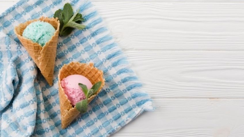 Regresa a tu infancia gracias al sabor de este increíble y sencillo helado de chicle