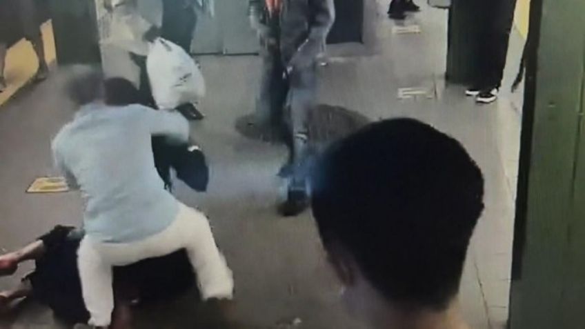 VIDEO: ¡Héroe sin capa! Sujeto evita que una mujer sea acuchillada tras hacer esto